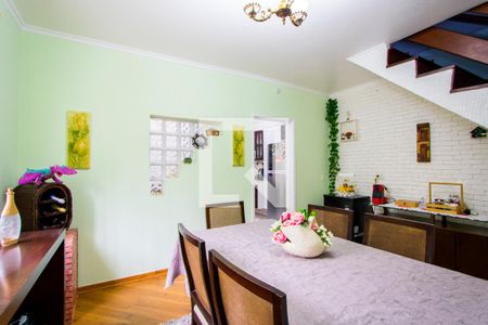 Sala de jantar de casa à venda com 3 quartos, 215m² em Jardim Las Vegas, Santo André