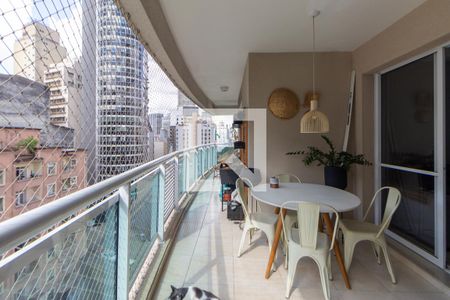 Varanda de apartamento à venda com 2 quartos, 76m² em Centro, São Paulo