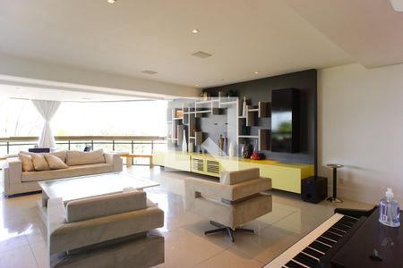 Sala de apartamento à venda com 4 quartos, 250m² em Barra da Tijuca, Rio de Janeiro
