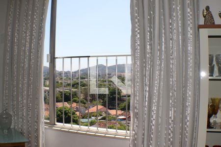Vista da sala de apartamento à venda com 3 quartos, 85m² em Taquara, Rio de Janeiro