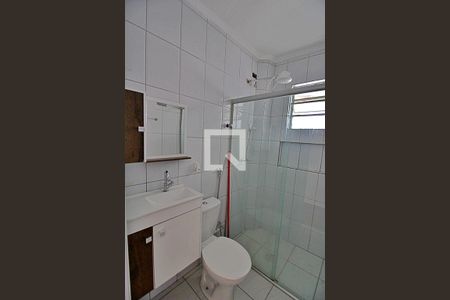 Banheiro de apartamento à venda com 1 quarto, 45m² em Rudge Ramos, São Bernardo do Campo