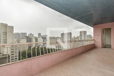 Varanda de apartamento à venda com 5 quartos, 500m² em Centro Histórico de São Paulo, São Paulo