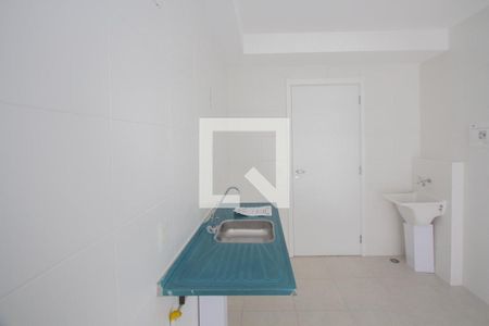 Cozinha de kitnet/studio à venda com 1 quarto, 26m² em Jardim Caravelas, São Paulo