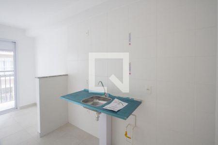 Cozinha de kitnet/studio à venda com 1 quarto, 26m² em Jardim Caravelas, São Paulo