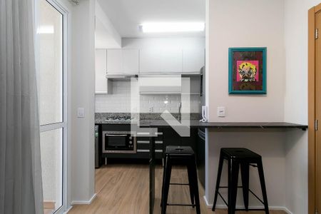 Cozinha de apartamento para alugar com 2 quartos, 52m² em Jardim do Lago, Jundiaí