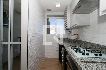 Cozinha de apartamento para alugar com 2 quartos, 52m² em Jardim do Lago, Jundiaí