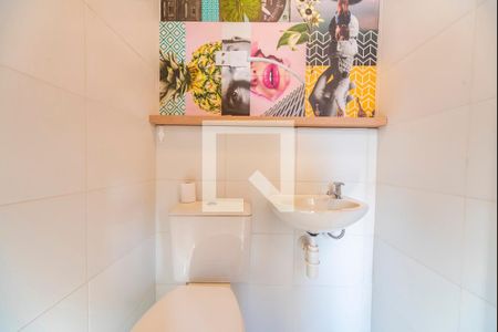 Lavabo de apartamento para alugar com 1 quarto, 48m² em Campestre, Santo André