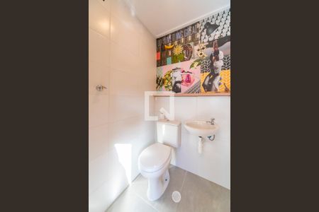 Lavabo de apartamento para alugar com 1 quarto, 48m² em Campestre, Santo André