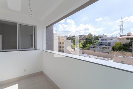 Varanda da sala de apartamento para alugar com 2 quartos, 80m² em Buritis, Belo Horizonte