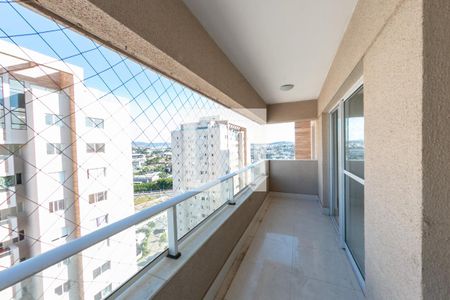 Varanda da Sala de apartamento à venda com 3 quartos, 80m² em Jk, Contagem