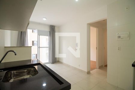 Cozinha  de apartamento à venda com 2 quartos, 35m² em Cambuci, São Paulo