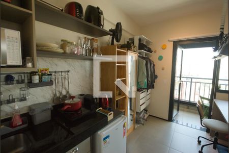 Studio - Cozinha de kitnet/studio para alugar com 1 quarto, 22m² em Vila Mariana, São Paulo