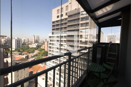 Varanda de kitnet/studio para alugar com 1 quarto, 22m² em Vila Mariana, São Paulo