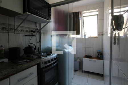 Cozinha de apartamento à venda com 2 quartos, 57m² em Marechal Rondon, Canoas