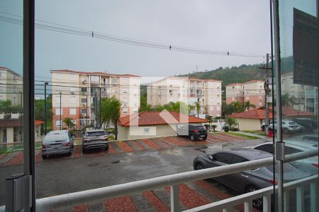 Sala - Vista de apartamento à venda com 2 quartos, 67m² em Morro Santana, Porto Alegre