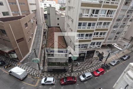 Sala/vista de apartamento para alugar com 1 quarto, 60m² em Gonzaga, Santos