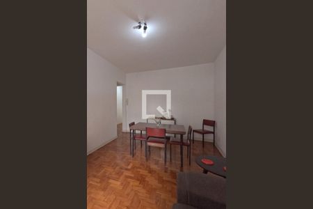 Sala de apartamento para alugar com 1 quarto, 60m² em Gonzaga, Santos