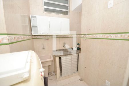 Cozinha com área de serviço de apartamento para alugar com 1 quarto, 38m² em Centro, Rio de Janeiro