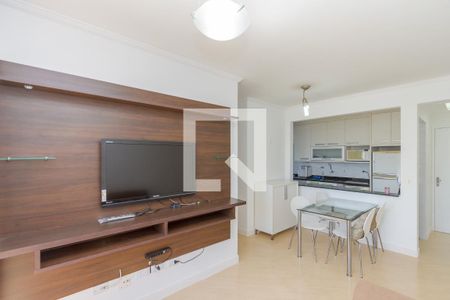 Sala de apartamento para alugar com 2 quartos, 55m² em Chácara Santo Antônio (zona Sul), São Paulo