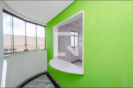 Sala de apartamento para alugar com 3 quartos, 92m² em Estoril, Belo Horizonte