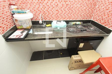 Cozinha de kitnet/studio para alugar com 1 quarto, 19m² em Flamengo, Rio de Janeiro