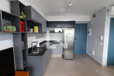 Sala Quarto Cozinha de kitnet/studio para alugar com 1 quarto, 37m² em Butantã, São Paulo