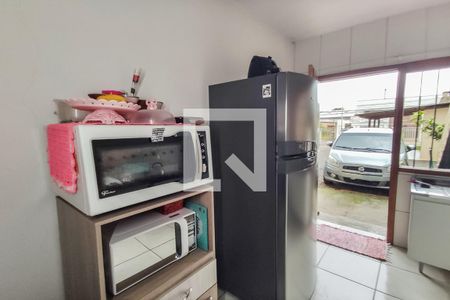 Cozinha de kitnet/studio à venda com 1 quarto, 31m² em Vicentina, São Leopoldo