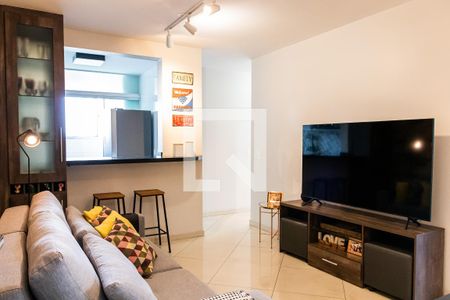 Sala de apartamento à venda com 3 quartos, 80m² em Castelo, Belo Horizonte