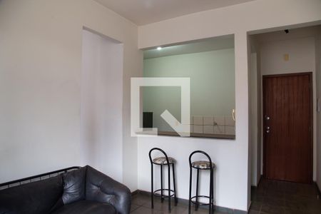 Sala de apartamento para alugar com 1 quarto, 40m² em Vila Amélia, Ribeirão Preto