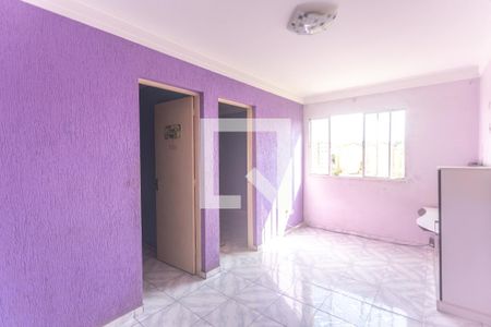 Sala de estar de apartamento para alugar com 2 quartos, 52m² em Alves Dias, São Bernardo do Campo