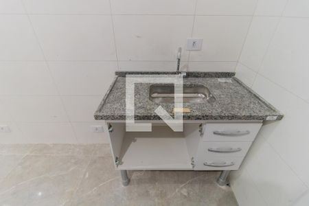 Detalhe cozinha de apartamento para alugar com 1 quarto, 40m² em Jardim Aricanduva, São Paulo