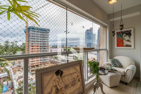 Varanda da Sala de apartamento para alugar com 2 quartos, 89m² em Alphaville Conde Ii, Barueri