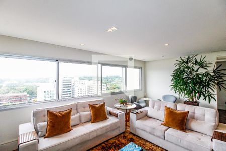 Sala de Estar de apartamento para alugar com 3 quartos, 154m² em Santo Amaro, São Paulo