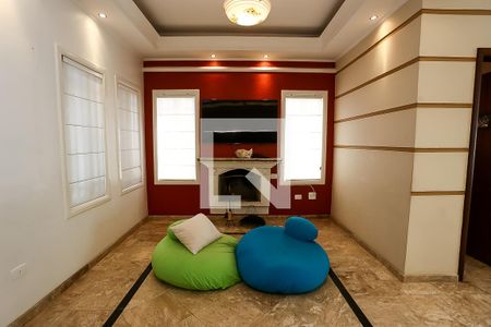 Sala 1 de casa de condomínio à venda com 4 quartos, 335m² em Jardim Monte Alegre, Taboão da Serra