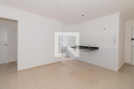 Sala e Cozinha de apartamento para alugar com 1 quarto, 34m² em Vila Gustavo, São Paulo