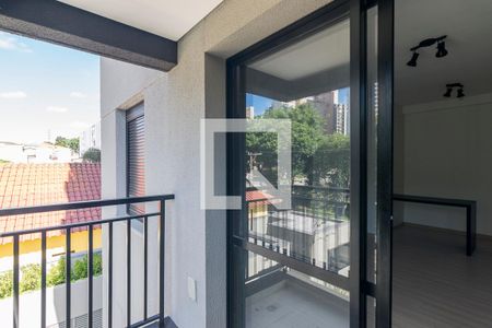 Varanda de kitnet/studio para alugar com 1 quarto, 46m² em Campestre, Santo André