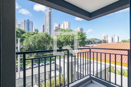 Varanda de kitnet/studio para alugar com 1 quarto, 46m² em Campestre, Santo André