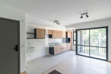 Sala de kitnet/studio para alugar com 1 quarto, 46m² em Campestre, Santo André