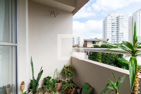Varanda da Sala de apartamento para alugar com 2 quartos, 55m² em Vila Alexandria, São Paulo