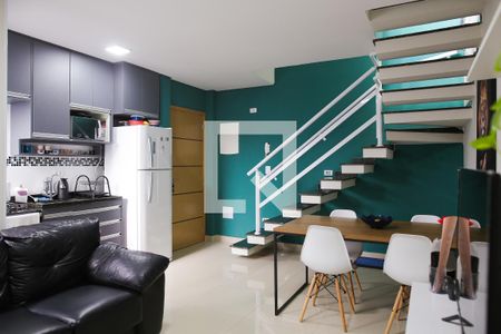 Sala de apartamento para alugar com 2 quartos, 98m² em Vila Gilda, Santo André