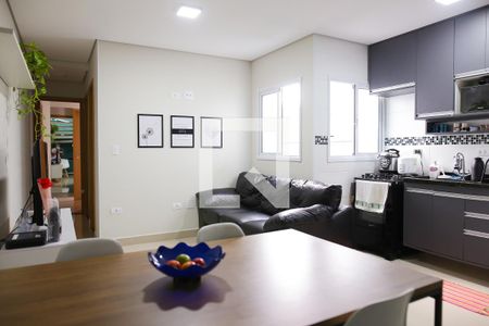 Sala de apartamento à venda com 2 quartos, 98m² em Vila Gilda, Santo André