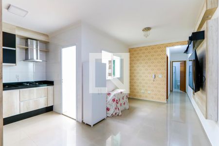 Sala de apartamento à venda com 2 quartos, 60m² em Vila Príncipe de Gales, Santo André