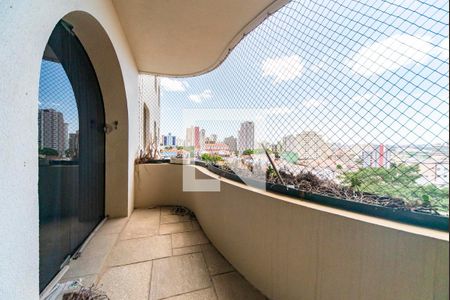 Varanda da Sala de apartamento à venda com 3 quartos, 262m² em Vila Assunção, Santo André