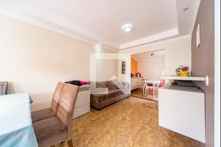 Sala de casa de condomínio à venda com 2 quartos, 72m² em Vila Metalúrgica, Santo André