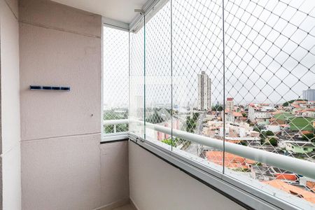 Varanda da Sala de apartamento à venda com 2 quartos, 55m² em Vila Humaitá, Santo André