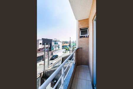 Varanda da Suíte de apartamento à venda com 3 quartos, 84m² em Vila Tibiriçá, Santo André