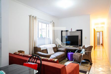 Sala de apartamento à venda com 3 quartos, 84m² em Vila Tibiriçá, Santo André