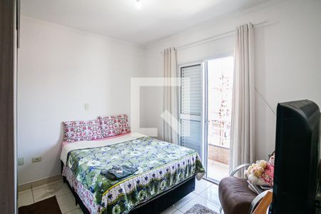 Suíte de apartamento à venda com 3 quartos, 84m² em Vila Tibiriçá, Santo André