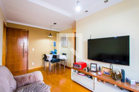 Sala de apartamento à venda com 2 quartos, 46m² em Jd Eudizia, Santo André