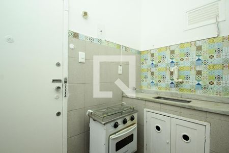 Cozinha de apartamento à venda com 1 quarto, 50m² em Glória, Rio de Janeiro